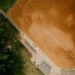 aerial view, baseball diamond, somewhere in the united states